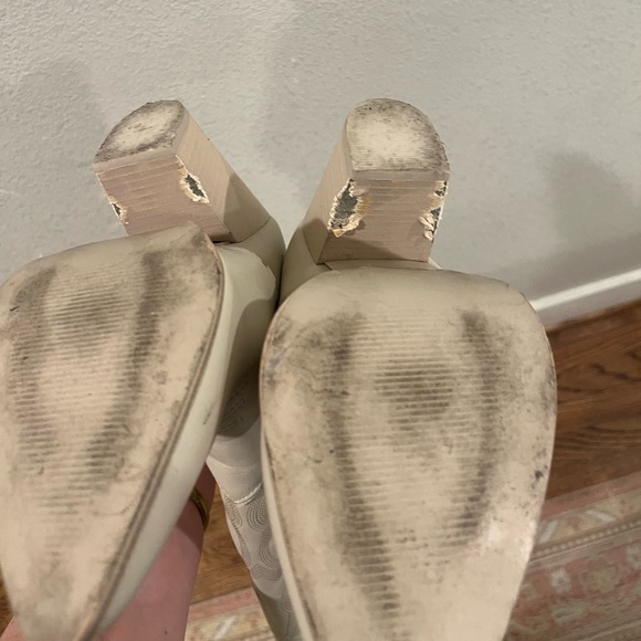 Steve Madden Lasso Boots in Bone Leather, Size 9 - Picture 8 of 9